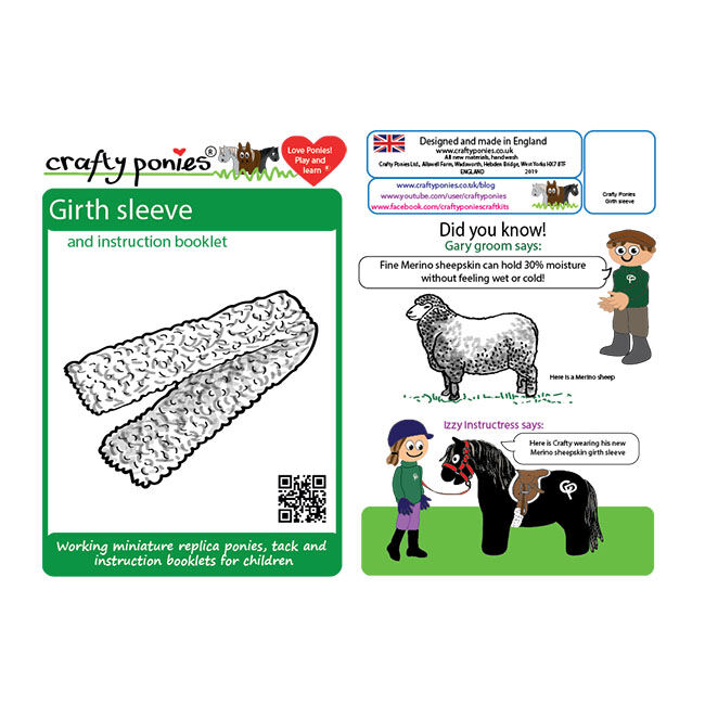 Crafty Ponies Toy Saddle Pad & Girth Cover - Ladybug image number null