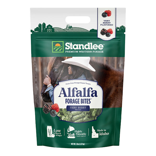 Standlee Alfalfa Forage Bites - Very Berry Flavored - 5 lb image number null