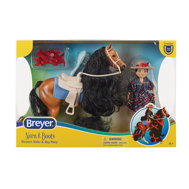 Breyer Nora & Boots Western Horse & Rider image number null