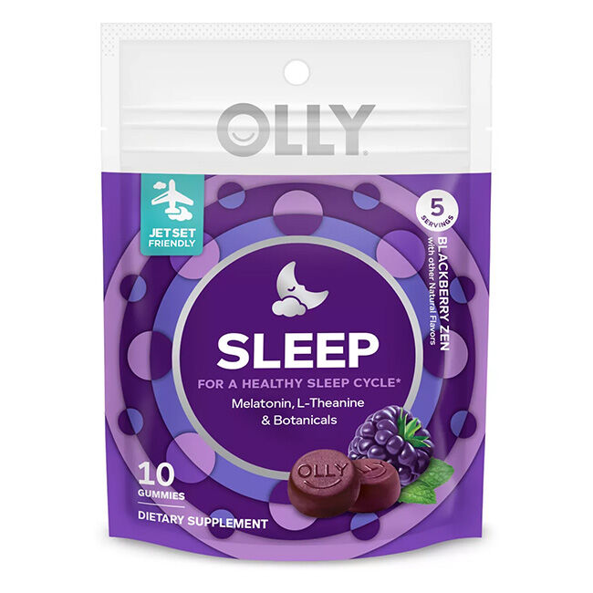 Olly Sleep Blackberry Zen - For a Healthy Sleep Cycle - 10-Count Gummies image number null