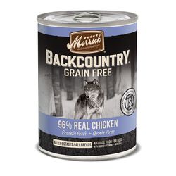 Merrick Backcountry Grain-Free Dog Food - Real Chicken Dinner - 12.7 oz