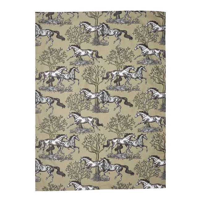 AWST Flour Sack Kitchen Towel - Lila Beige Toile image number null