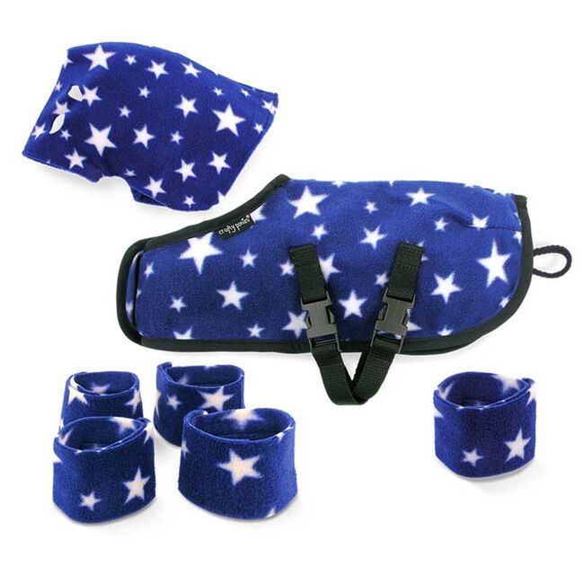 Crafty Ponies Snuggle Rug Set - Blue Star image number null