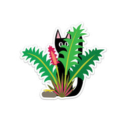 R. Nichols Die-Cut Sticker - TropiCat