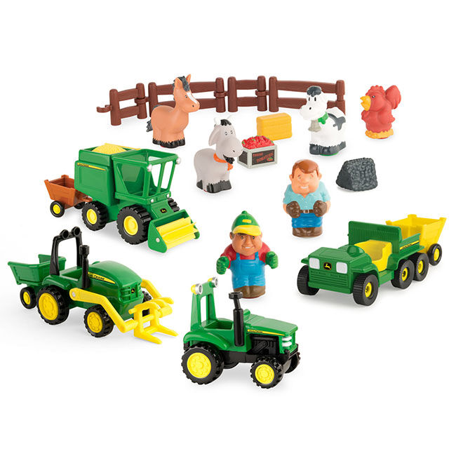TOMY John Deere 1st Farming Fun Playset image number null