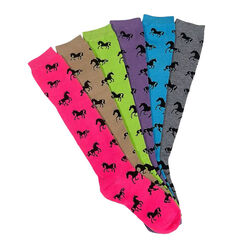 AWST International Knee Socks - Horses All Over - Assorted Colors
