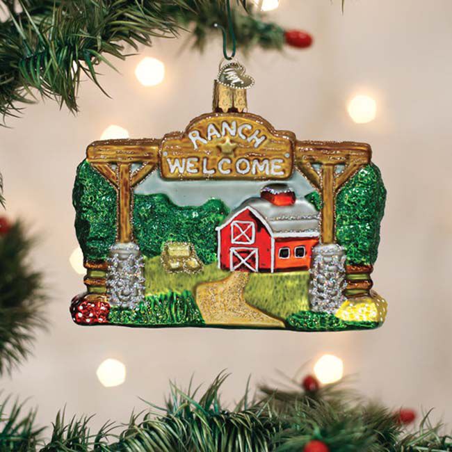 Old World Christmas Ornament - Our Ranch image number null
