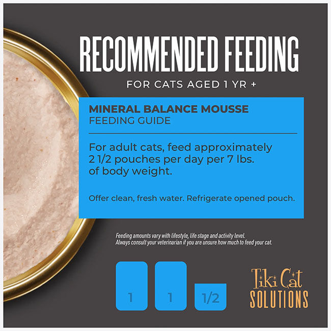 Tiki Cat Solutions Mousse Cat Food - Mineral Balance Recipe with Tuna & Salmon - 2.4 oz image number null