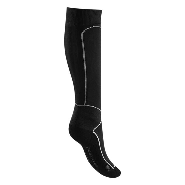 Acavallo Friction Free Deocell Knee Socks - Black image number null
