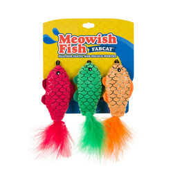 FabDog FabCat Meowish Cat Toys - 3-Pack