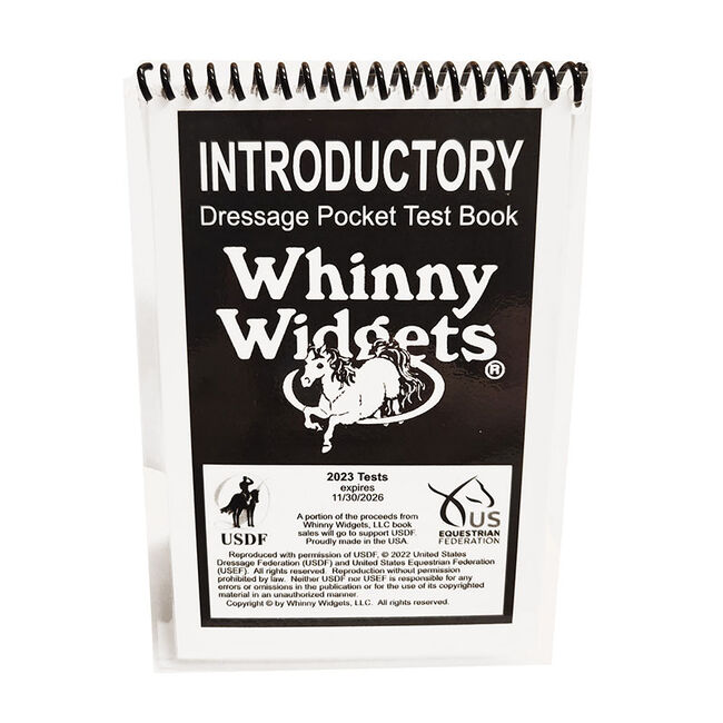 Whinny Widgets 2023 Introductory Level Dressage Test Book image number null