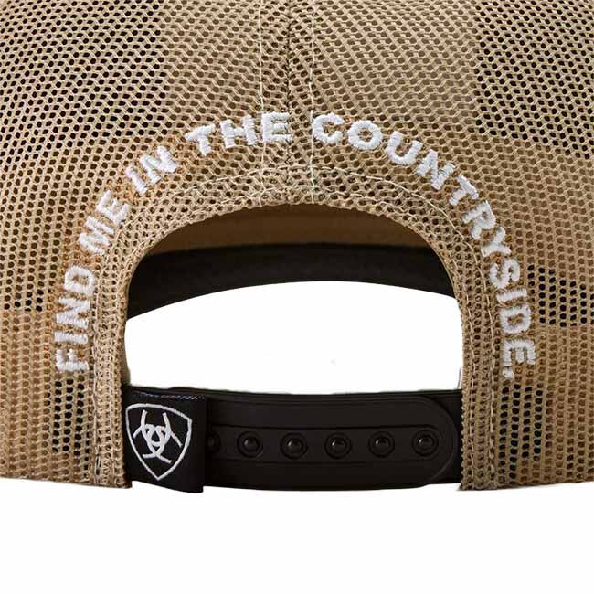 Ariat Countryside Trucker Hat - Brown Rice/Black image number null
