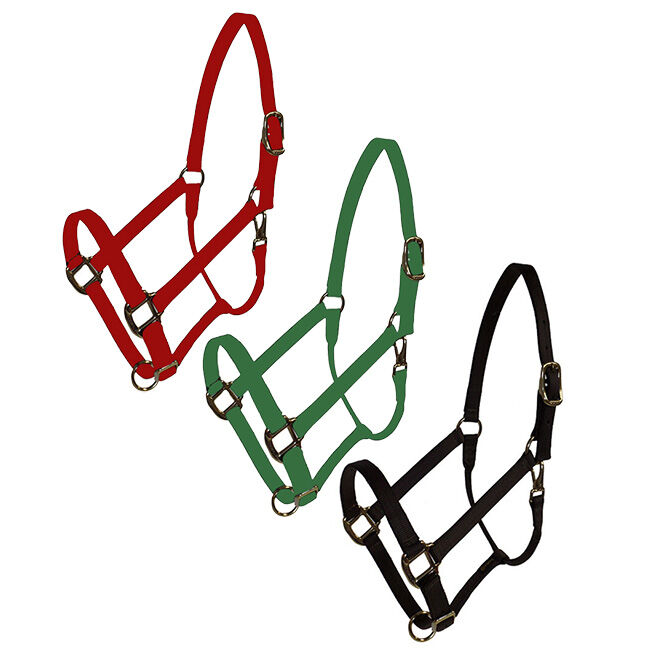 Triple E 1&rdquo; Adjustable Nylon Draft Halter image number null