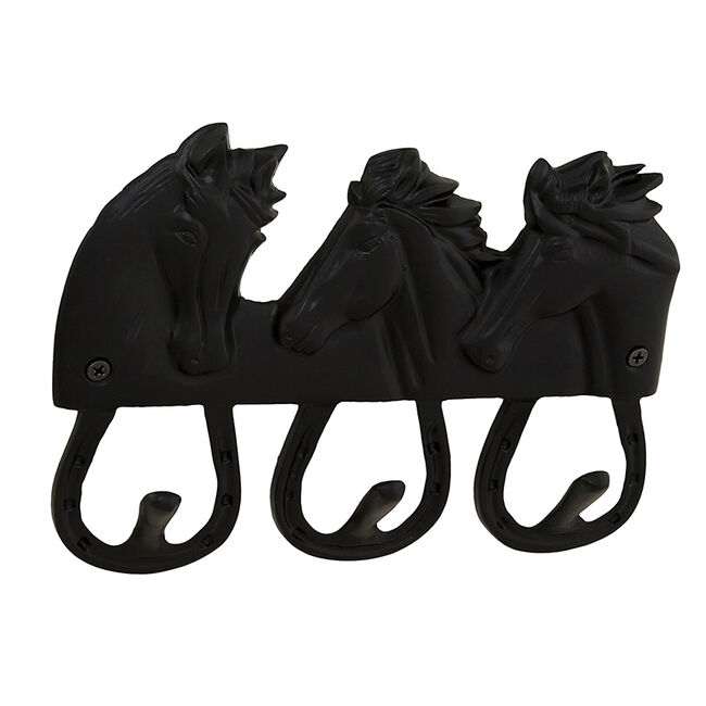 Horse Fare Horse Head Rack - Black image number null