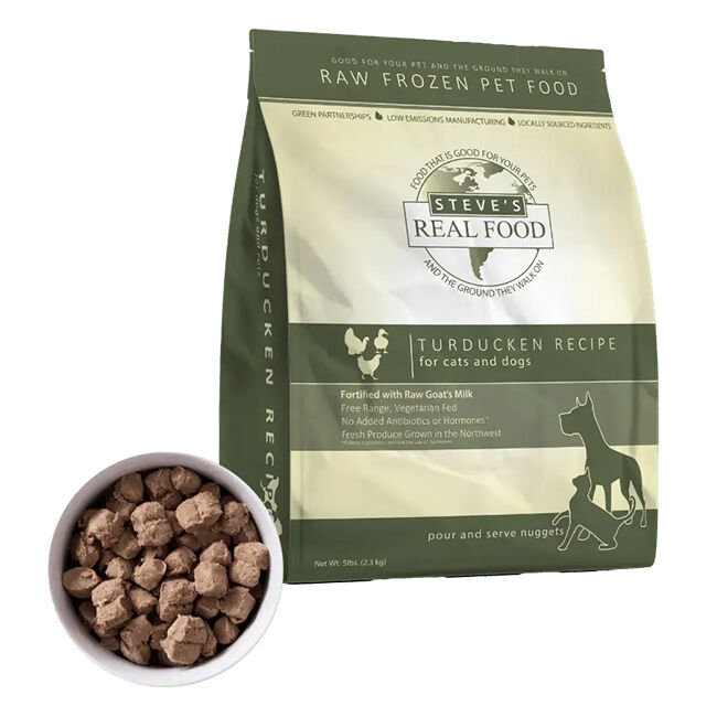 Steve's Real Food Raw Frozen Dog & Cat Food - Turducken Nuggets image number null