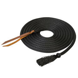 Weaver Equine Silvertip Solid Braid Mecate - Black