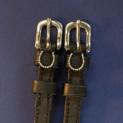 Dreamers & Schemers Spur Straps - Bling Horse Shoes