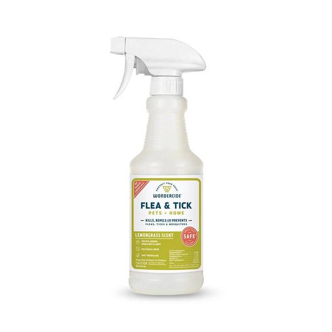 Wondercide Flea & Tick Spray for Pets & Home with Natural Essential Oils - Lemongrass Scent image number null