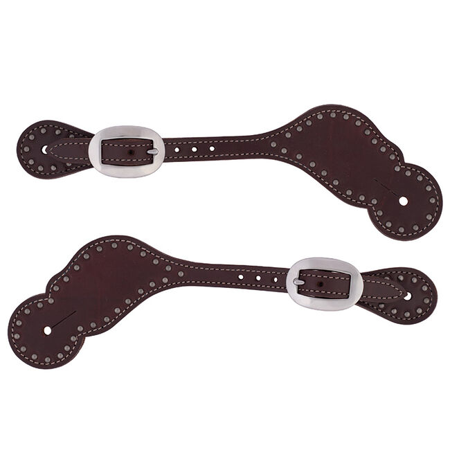 Weaver Working Tack Spur Straps with Spots image number null