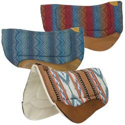 Weaver Contoured Barrel Saddle Pad- Merino Wool Fleece Liner