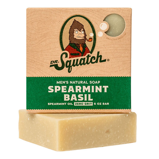 Dr. Squatch Men's Natural Soap - Spearmint Basil - 5 oz image number null