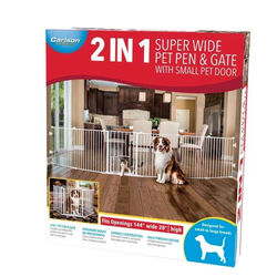 Carlson 2-in-1 Super Wide Pet Pen and Gate
