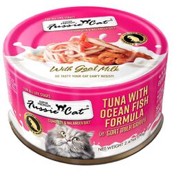 Fussie Cat Goat Milk Formulas - Tuna with Oceanfish in Goat Milk Gravy - 2.47 oz