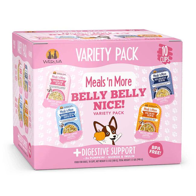Weruva Dog Meals 'n More - Belly Belly Nice! Variety Pack - 10-Pack of Cups image number null