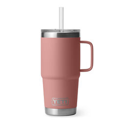 YETI Rambler 25 oz Mug with Straw Lid - Sandstone Pink