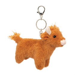 Douglas Plush Bag Charm - Highland Cow