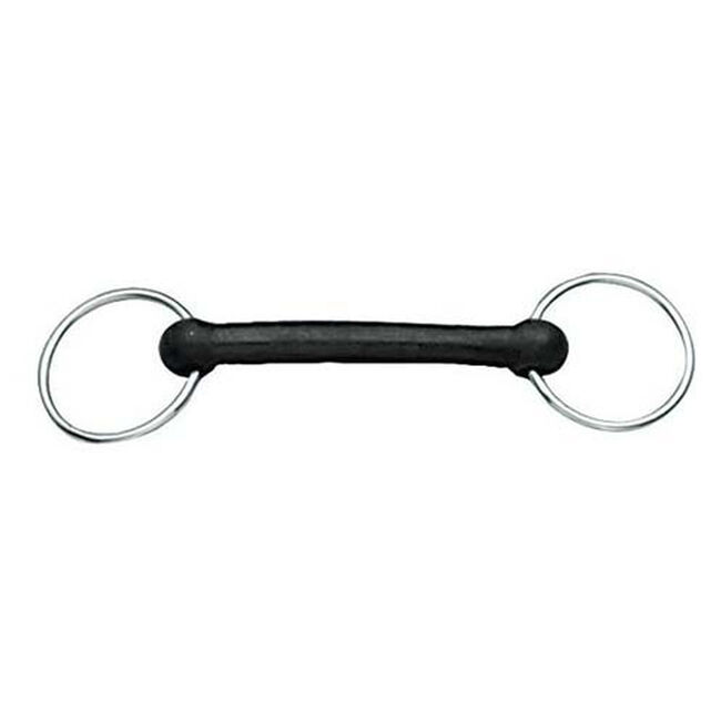 Korsteel Rubber Mouth Dee Snaffle Bit image number null