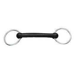 Solid Rubber Mouth Loose Ring Snaffle Bit