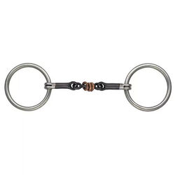 Shires Sweet Copper Roller Loose Ring Snaffle