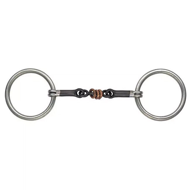 Shires Sweet Copper Roller Loose Ring Snaffle image number null
