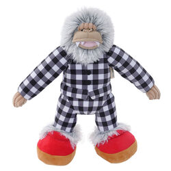 Tall Tails Plush Squeaky Dog Toy - Yeti in Pajamas