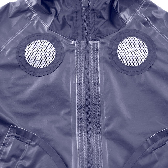 Splashy Kids' Lightweight Rain Coat - Navy image number null