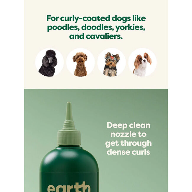 Earth Rated 3-in-1 Dog Shampoo for Curly Coats - 16 oz image number null