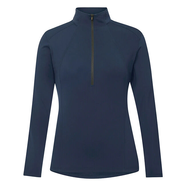 Kerrits Women's In Stride Quarter Zip Fleece Tech Top - Nightfall image number null