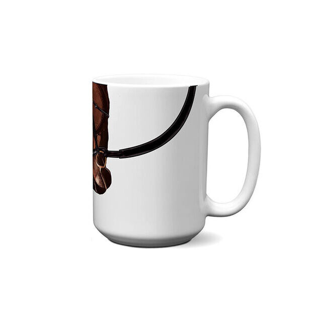 American Brand Studio Snout Mug - Brown Horse with Black Bridle image number null