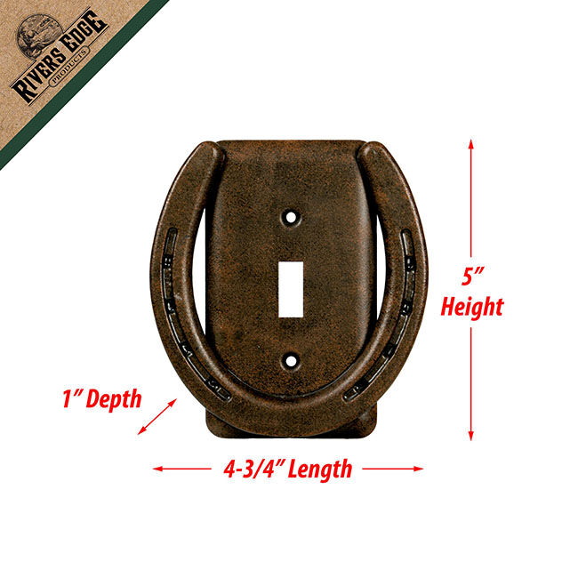 River's Edge Products Switch Cover - Horseshoe image number null