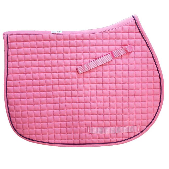 PRI Cotton Quilted All Purpose Square Pony Pad, Pink/Purple image number null