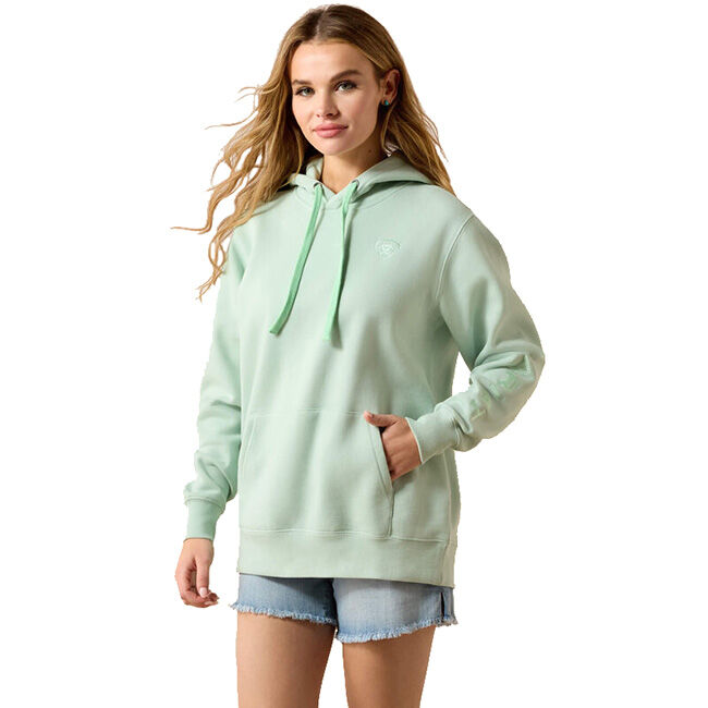 Ariat Women's Logo 2.0 Hoodie - Silt Green image number null