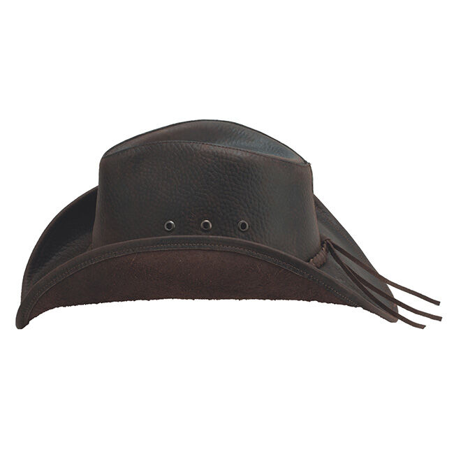 Bullhide Bonnaroo Leather Hat - Chocolate image number null