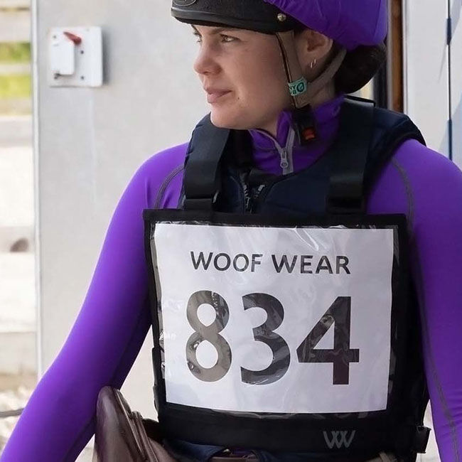 Woof Wear Event Number Bib - Black image number null