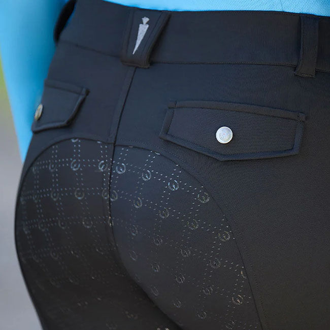 Kerrits Women's Free Motion Coolcore Full Seat Breech - Black image number null