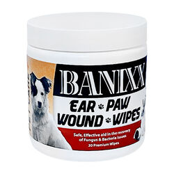 Banixx Ear, Paw & Wound Wipes - 30 Count