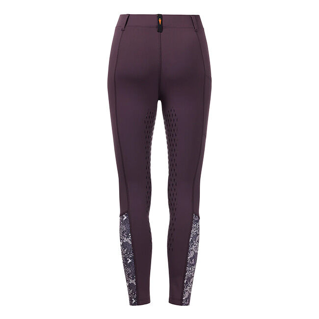 Kerrits Kids' Thermo Tech Full Leg Riding Tight - Elderberry/Elderberry Fantasy Fillies image number null