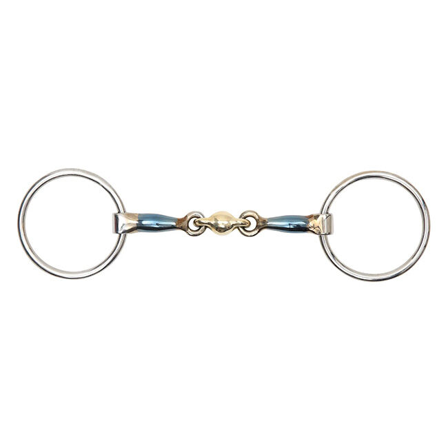 Shires Blue Alloy Loose Ring Bit with Lozenge image number null