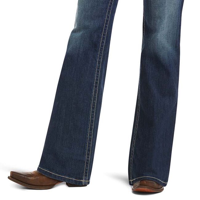 Ariat Women's R.E.A.L. Mid Rise Stretch Original Boot Cut Jean image number null