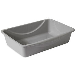Petmate Basic Litter Box - Mouse Gray